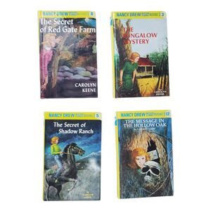 Nancy Drew Hardcover Book Lot of 4 Carolyn Keene Mystery Series 2002 Suspense